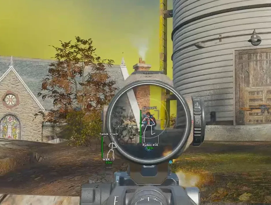 Warzone skeleton wallhack and health bars while scoped in